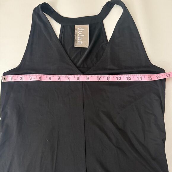 Dolan Black Maxi Dress Slinky Swing Size Large LBD - Picture 12 of 13